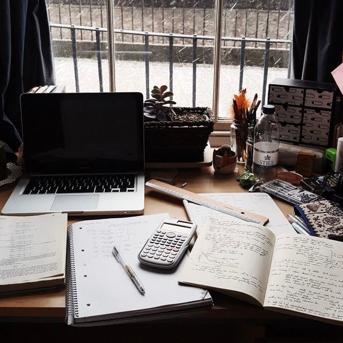 Work from home desk setup