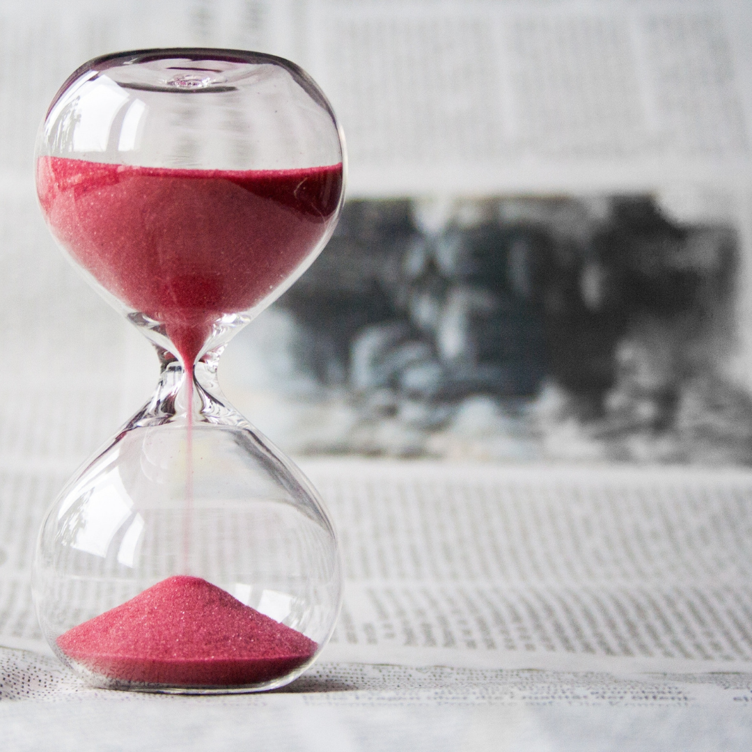 time management sand timer
