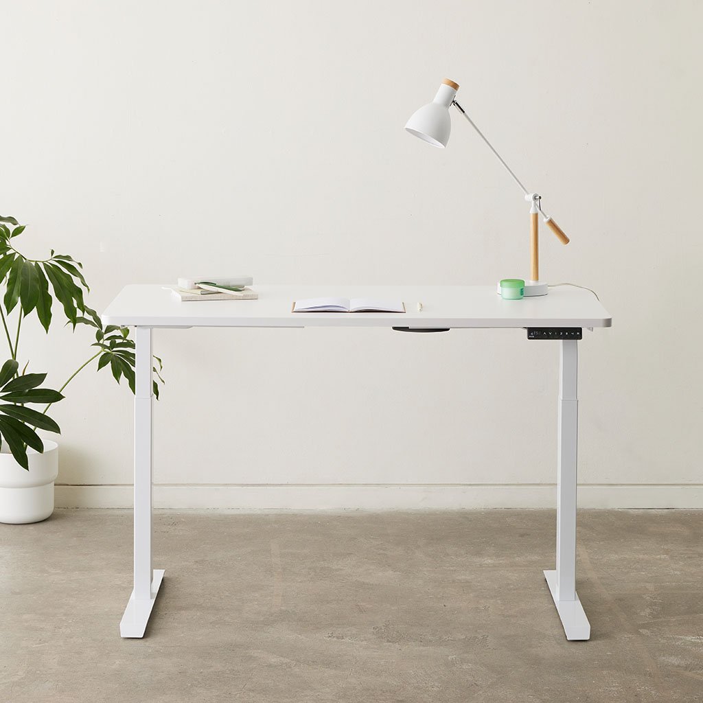 White Standing Desk