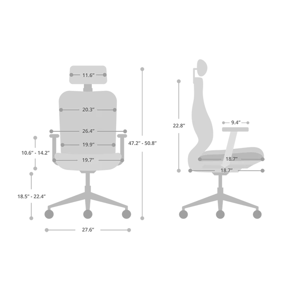 Rise Ergo Chair (Black)