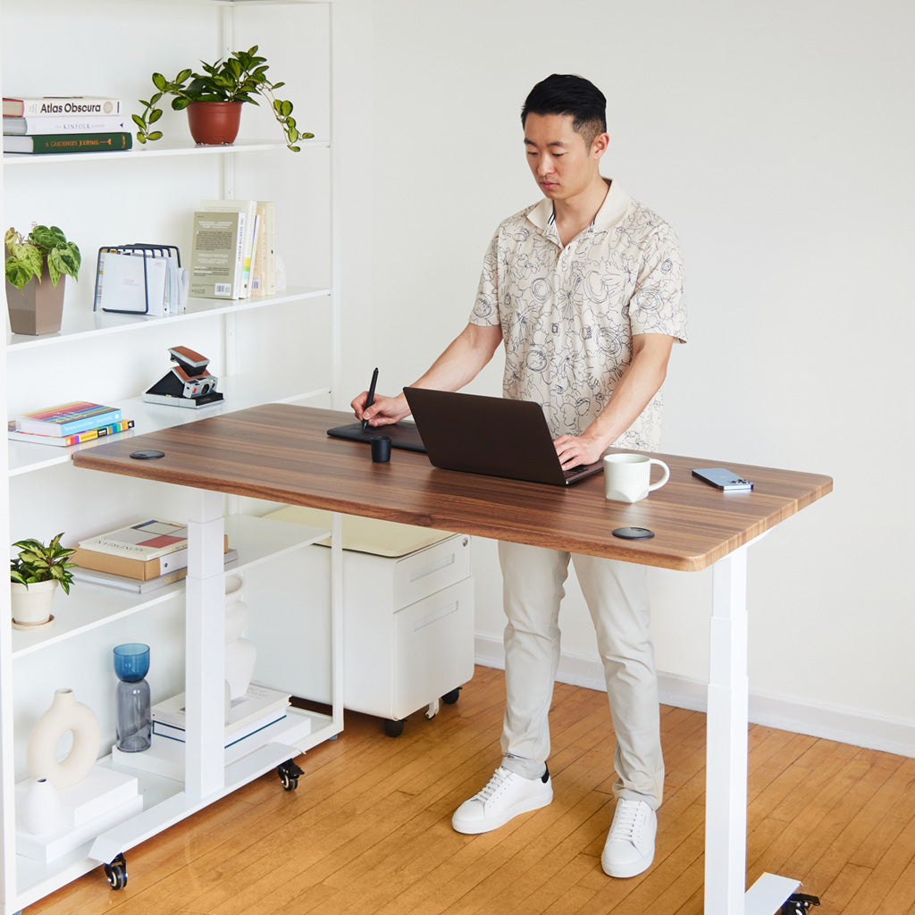 Walnut Standing Desk