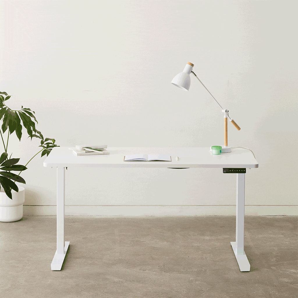 White Standing Desk