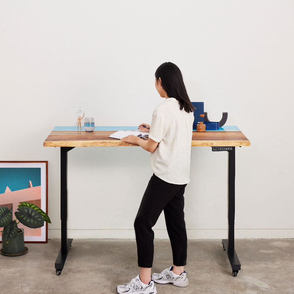 Live Edge Epoxy Desk