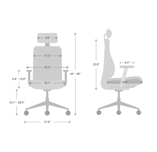 Chair Rise Angles Rise Ergo Chair Pro (Blue)